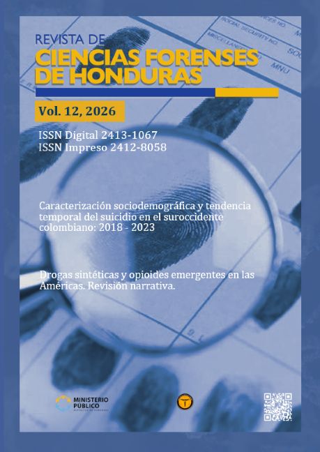 					Ver Vol. 12 (2026): Revista de Ciencias Forenses de Honduras
				