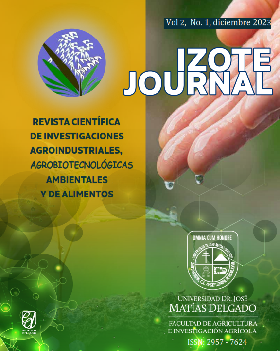 Cover Izote Journal